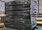 Pannelli temporanei portatili rivestiti del recinto del metallo del PVC con i piedi d'acciaio 6' X 8' dimensione