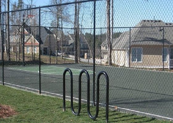 il PVC di 60x60mm ha ricoperto il recinto galvanizzato Fabric For Security del collegamento a catena