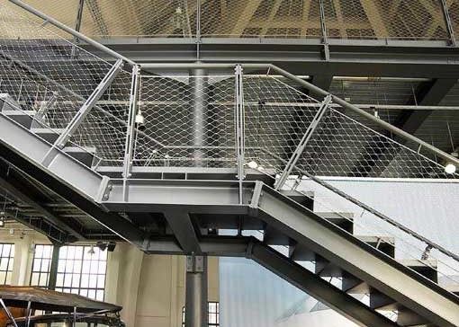 cavo metallico ad alta resistenza Mesh Net For Aviary Zoo di acciaio inossidabile 304 316 316l