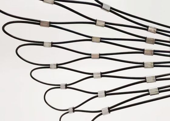Aree antiruggine di rischio di Mesh Safety Net For High del cavo metallico di acciaio inossidabile