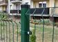 Perimetro di sicurezza del giardino 0,4 mm Recinzione metallica curva 3d Wire Mesh Peach Shape Post