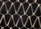 Connessione metallica a spirale 3 mm pannelli decorativi di rete di filo per tende