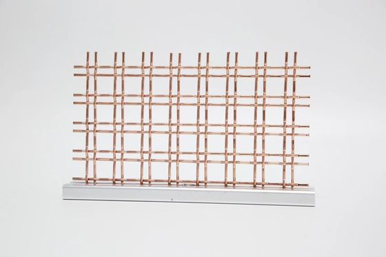 Griglia di filo tessuto decorativo a buco quadrato per armadi