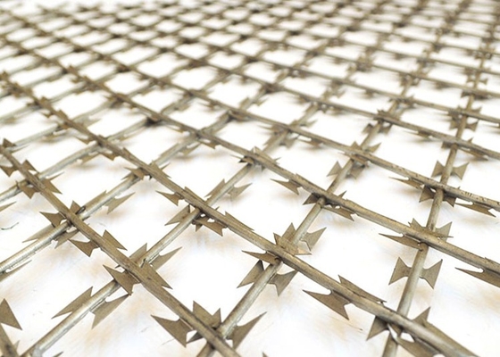 Filo spinato zincato a caldo Bto-22 Concertina Razor Wire, diametro bobina 450mm