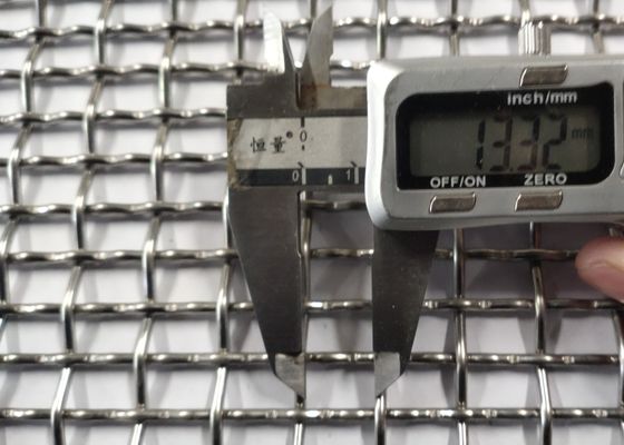 Alta resistenza alla trazione 8x13mm apertura in acciaio inossidabile maglia di filo incrinato