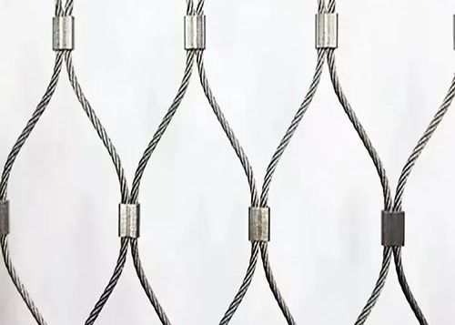 Protezione di gabbia zoologica Acciaio inossidabile Fence Screen Mesh Espandi Web Wire Rope Cable Net