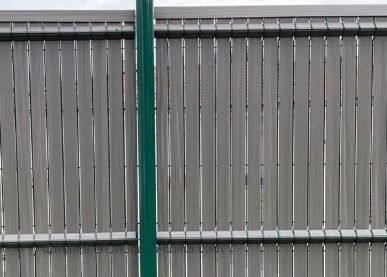 Fence metallica curva di 4 piedi, rivestita in PVC di plastica