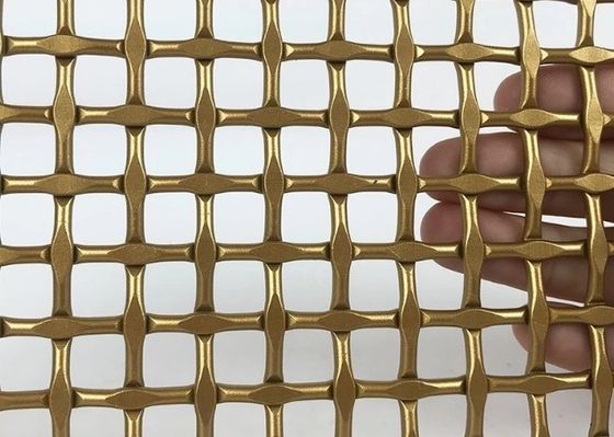 Pannelli di maglia in acciaio inossidabile decorativi per la progettazione degli interni