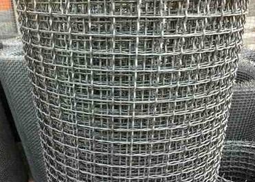 Rete metallica tessuta dell'acciaio inossidabile saldata, pannelli di maglia di metallo piegati alluminio 1.20m X 100m