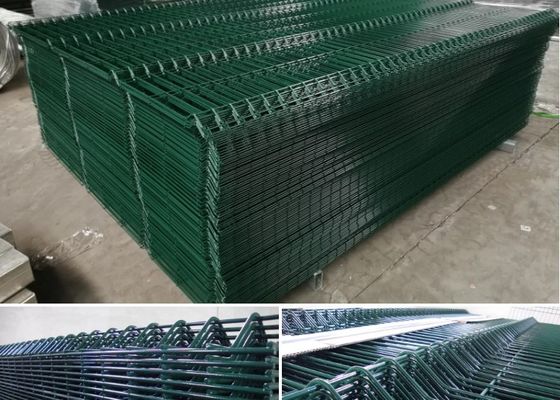 Il PVC ha ricoperto il pannello ha curvato il giardino d'acciaio di Peach Post For del recinto