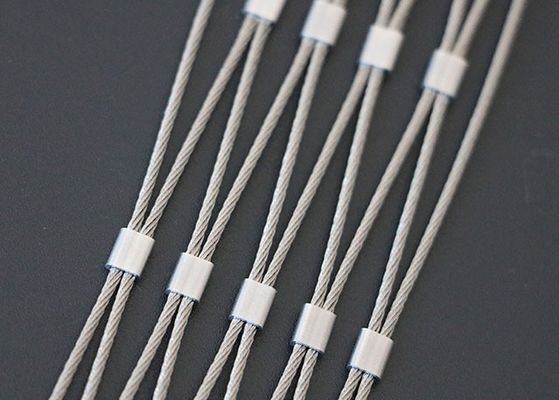 SS316 Ferrule Diamante Flessibile Inossidabile Acciaio Inossidabile Filtro di Cavo di rete di corda