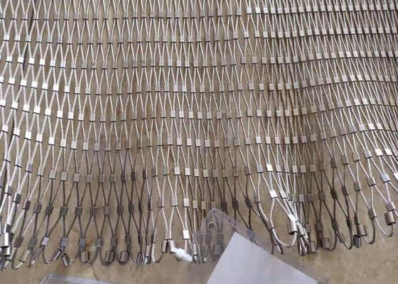 × 7 di Xtend 7 7 cavo metallico Mesh Ferrule Type 304l di acciaio inossidabile del × 19