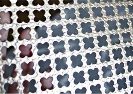 6 mm di spessore fogli di metallo perforati con modello di trifoglio a foglia piena