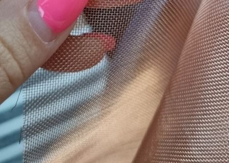1.2m Larghezza rete di filo di rame 0,56*0,56 apertura*0,15 mm Diametro del filo