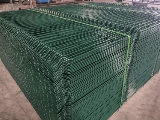 3D Curved Safety Guardrail Panel Saldatura Wire Mesh Metal Fence Panel