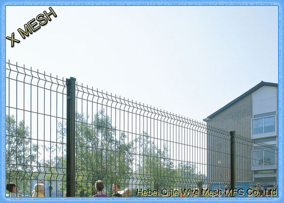Recinzione a maglia di filo welded curvo 3D rivestita in PVC e galvanizzata per recinzioni da giardino