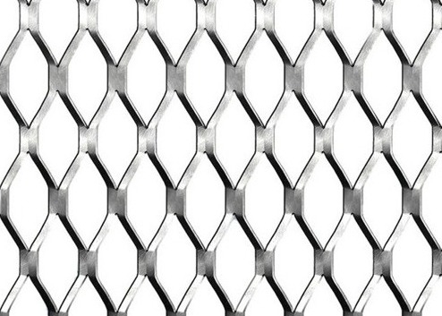 Tessuto appiattito in tessuto metallico a maglia allargata a scartamento pesante Superficie rialzata dimensioni 1,2x2,4 M