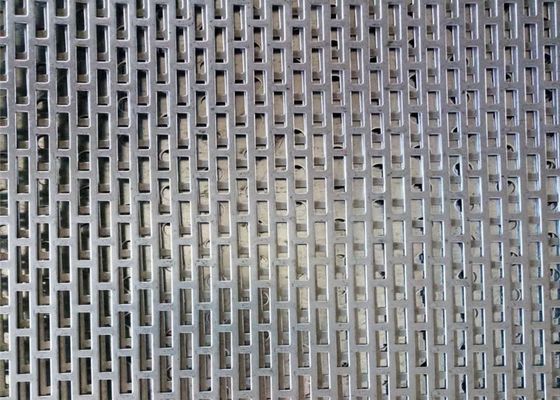 Maglia di fogli galvanizzati perforati per schermi decorativi e filtri