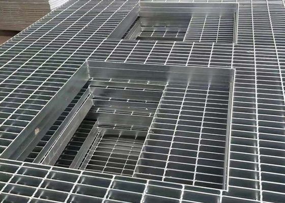 1005 X 600 Lb Griglie galvanizzate a caldo per pavimenti e griglie per pedane per scale per offshore