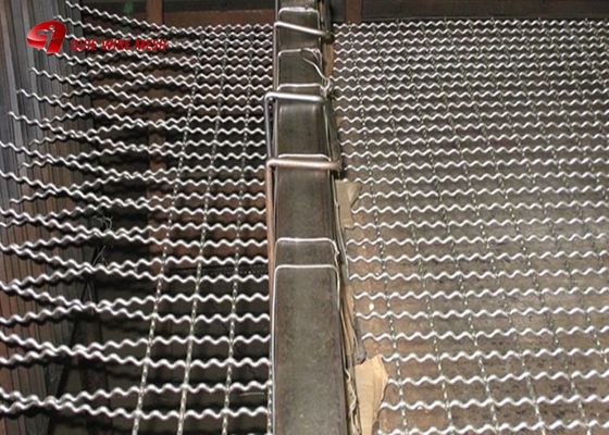 Alta resistenza alla trazione 8x13mm apertura in acciaio inossidabile maglia di filo incrinato