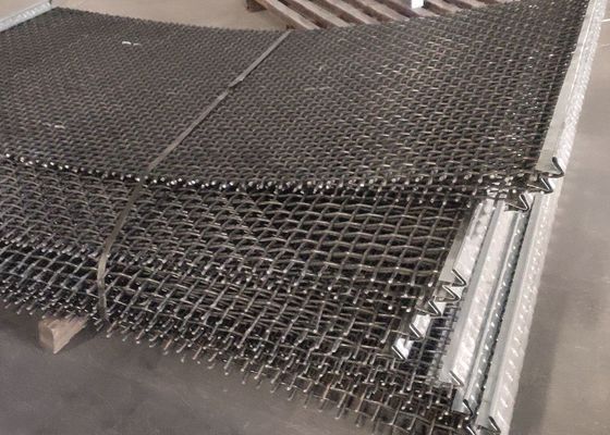 Miniera unita dell'acciaio inossidabile di mn 65 che setaccia la rete metallica per il vaglio oscillante