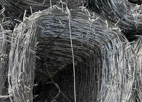 Filo spinato in ferro zincato plastica militare 2,0 mm calibro 10