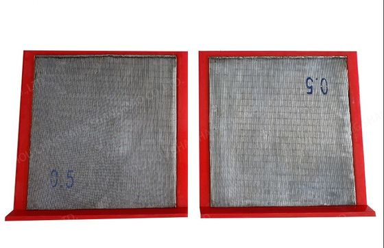 Mining Wedge Wire Screen Perdita di bassa pressione 0,02 mm-12,7 mm Distanza di apertura