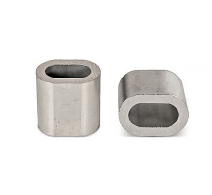 Ferrule in acciaio inossidabile in alluminio DIN EN 13411-3 per il crimping del filo