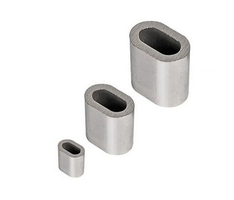Ferrule in acciaio inossidabile in alluminio DIN EN 13411-3 per il crimping del filo