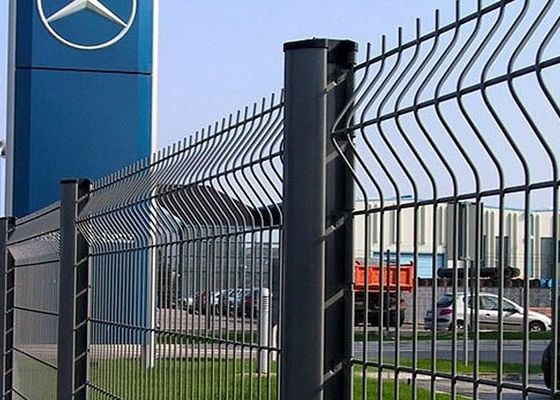 Fence metallica curva di 4 piedi, rivestita in PVC di plastica