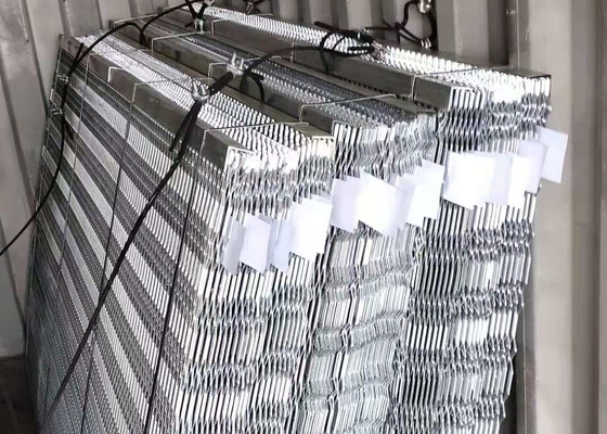 M. delle maglie ampliata spessore gotico 1,2 x 2,4 del nastro metallico di 1.6mm