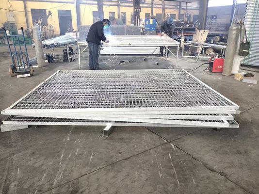 Bene mobile temporaneo del recinto della maglia galvanizzato norma dell'Australia con i piedi del PVC