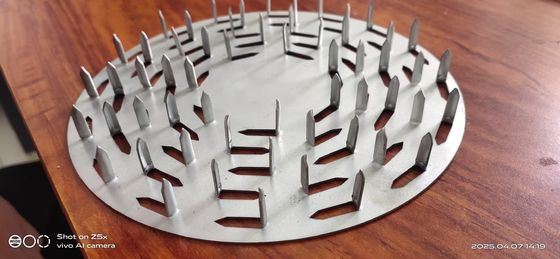50 mm di larghezza Anti Split Plate rettangolare unilaterale spina metallo Nail Plate