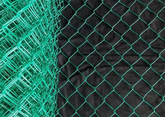 Il PVC galvanizzato ha ricoperto il rotolo di Diamond Mesh Wire Chain Link Fence