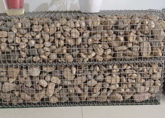 La gabbia di pietra galvanizzata immersa calda ha saldato lo spessore del cavo della scatola 4mm del gabbione