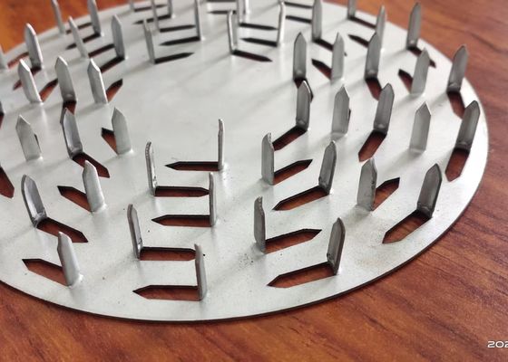 4" 5" 6" Placca galvanizzata anti-fessura per prevenire la fessura in pali di legno duro e tronchi