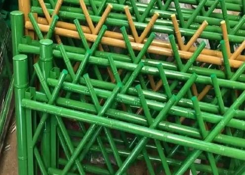 Imitazione resistente alle intemperie Recinzione da giardino in bambù per una maggiore privacy