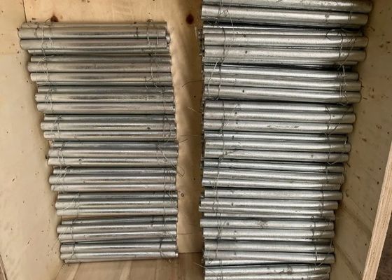 Q345B Materiali da costruzione in acciaio HDG Bar di dowels rotonde con diametro di 25 mm