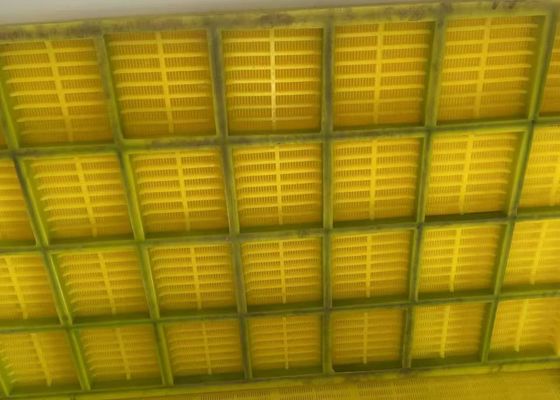 300x1200mm Polyurethane PU Modular Screen Panel Alta efficienza di separazione