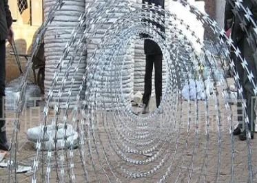 Lama che recinta il cavo Bto-18 del rasoio della concertina di Barb 450mm