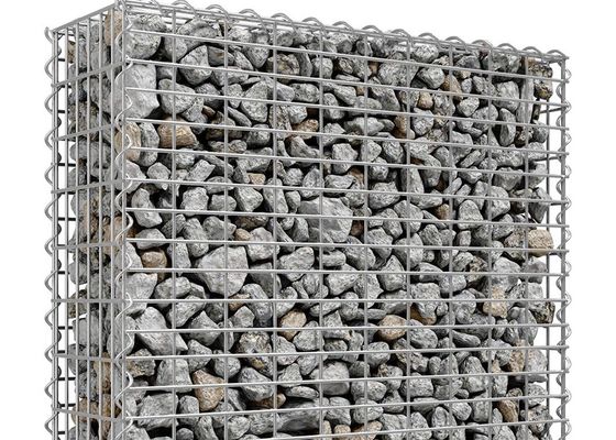 La gabbia di pietra galvanizzata immersa calda ha saldato lo spessore del cavo della scatola 4mm del gabbione