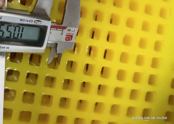 300x1200mm Polyurethane PU Modular Screen Panel Alta efficienza di separazione