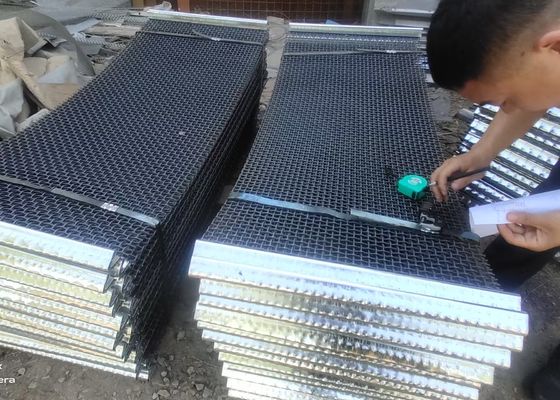 Maglia dello schermo vibrante della miniera ad alto tenore di carbonio 65Mn 1.5mx2m