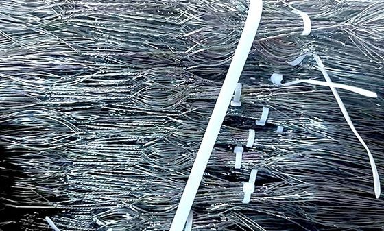 Barriera di filo discreta MZP Putanka 10x5x1.4m Filo di carbonio zincato