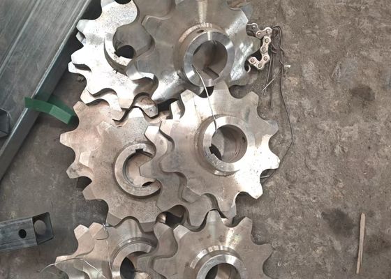 DIN Sprocket 24B 28B 32B Ruota a catena con denti da 10 mm e materiale C45