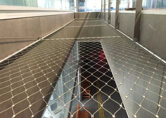 La X flessibile tende la corda d'acciaio Mesh For Balustrade di 1.2mm