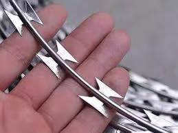 Bobina a fisarmonica galvanizzata immersa calda del filo spinato d'acciaio Bto-22