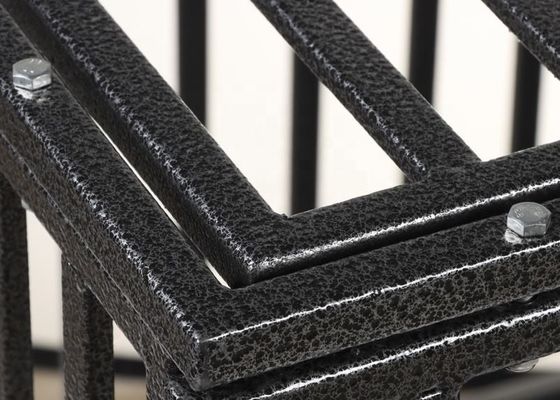 Camera di cane pieghevole dell'animale domestico di piegatura del metallo con il vassoio smontabile