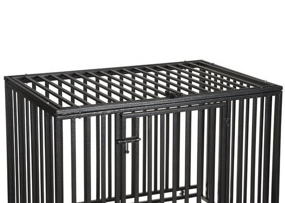 Camera di cane pieghevole dell'animale domestico di piegatura del metallo con il vassoio smontabile