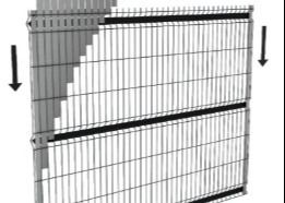 Progettazione 3D 60x60mm Recinzione Metallica Curva Per Giardino